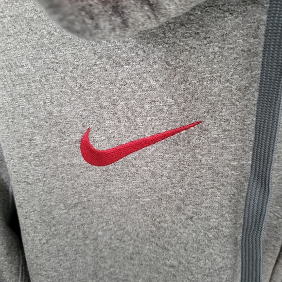 Nike Therma-Fit Men's Large Manny Pacquiano MP Full Zip Hooded Jacket Gray - Picture 4 of 8